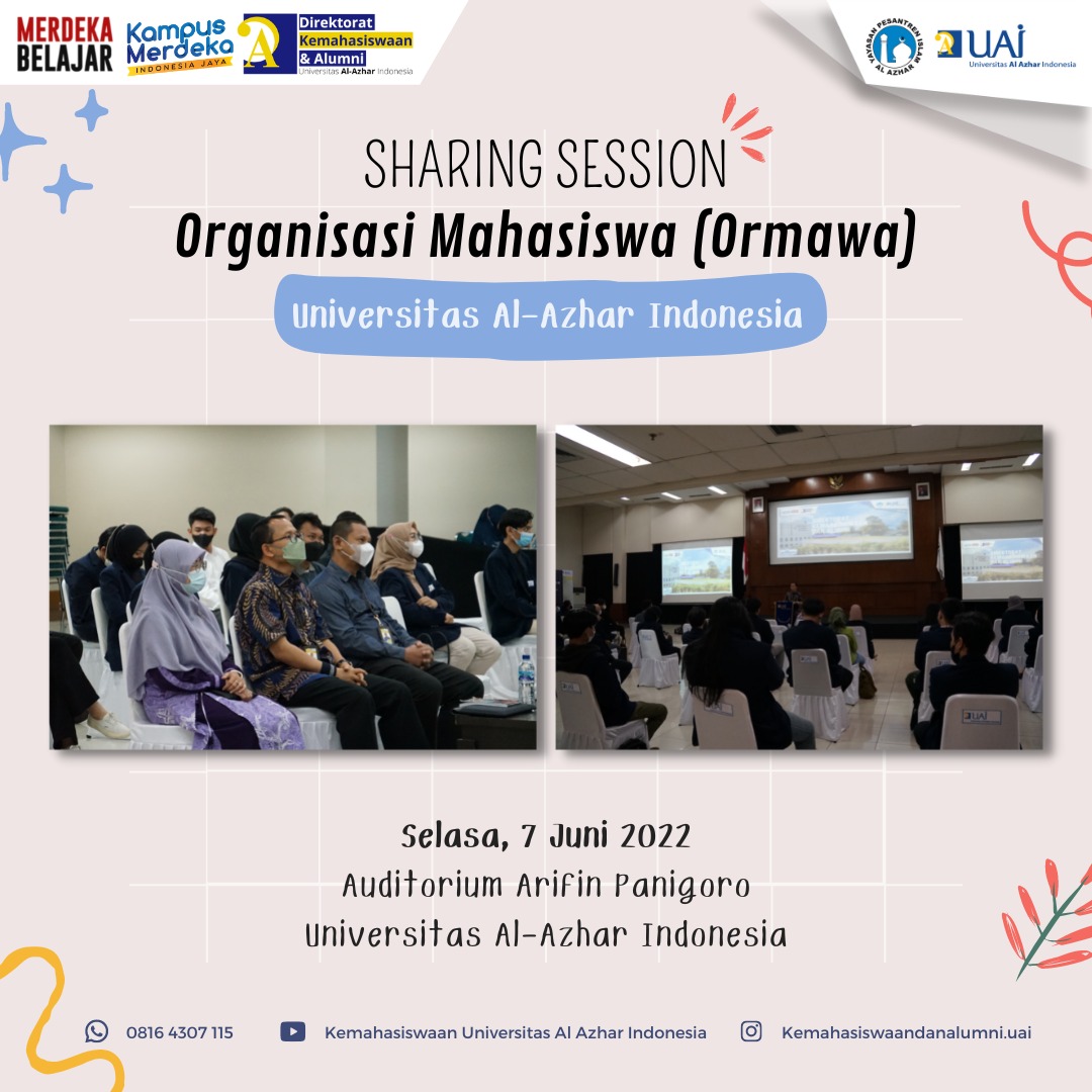 Sharing Session Ormawa Universitas Al-Azhar Indonesia